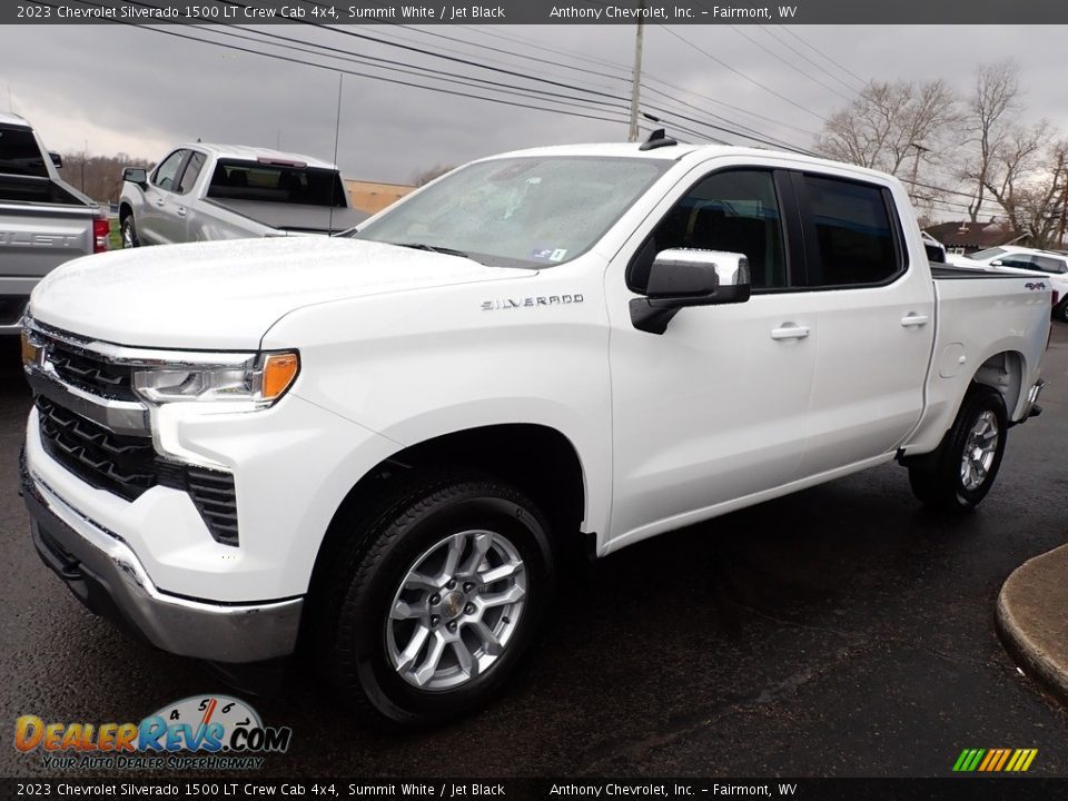 2023 Chevrolet Silverado 1500 LT Crew Cab 4x4 Summit White / Jet Black Photo #8