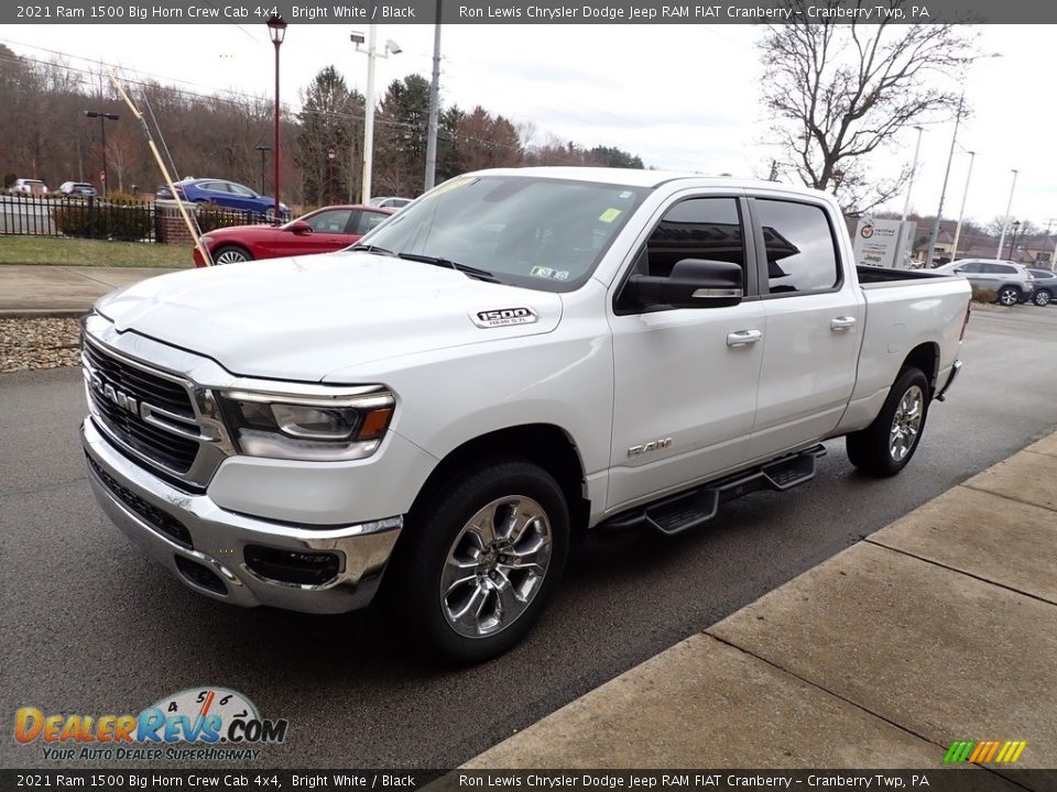 2021 Ram 1500 Big Horn Crew Cab 4x4 Bright White / Black Photo #4