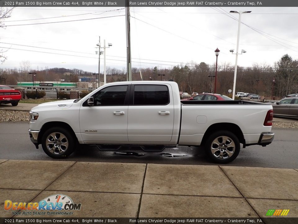 2021 Ram 1500 Big Horn Crew Cab 4x4 Bright White / Black Photo #5