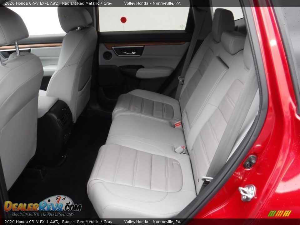 2020 Honda CR-V EX-L AWD Radiant Red Metallic / Gray Photo #31