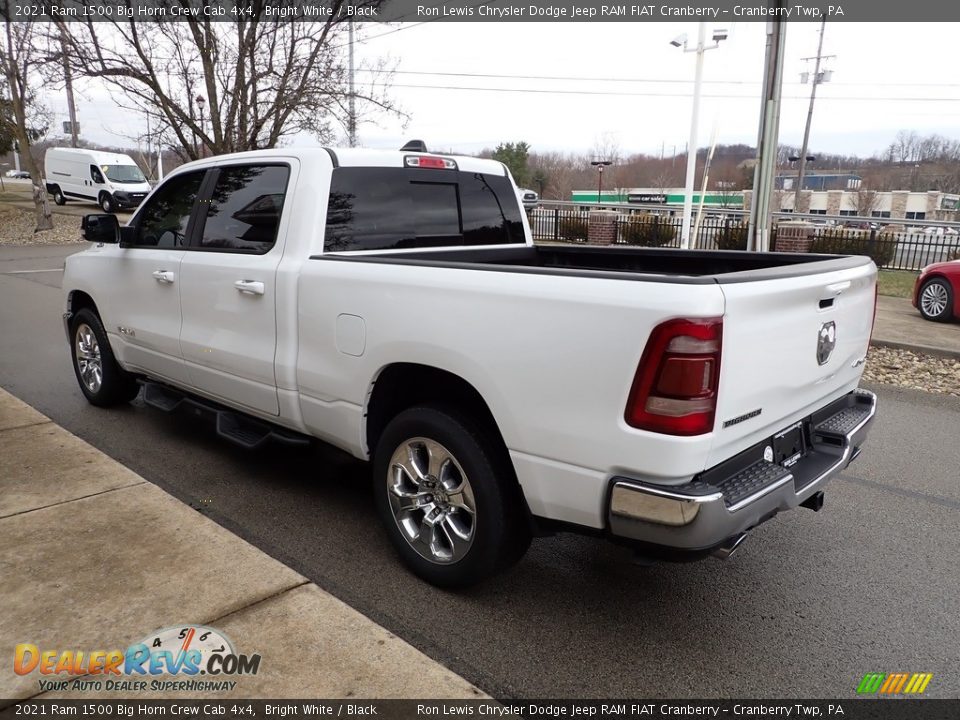 2021 Ram 1500 Big Horn Crew Cab 4x4 Bright White / Black Photo #6