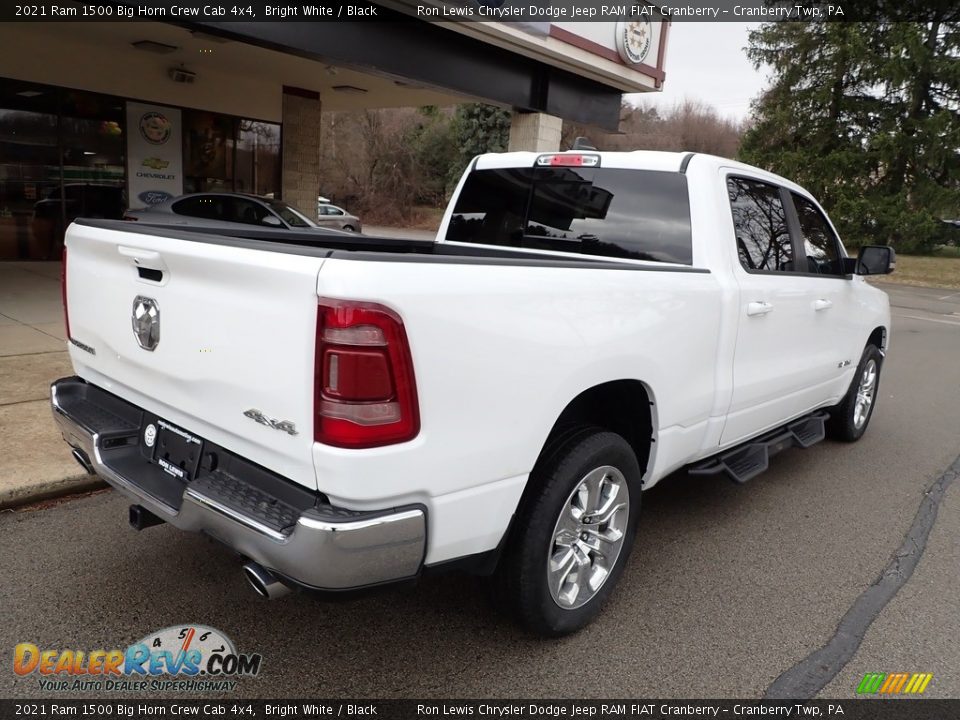 2021 Ram 1500 Big Horn Crew Cab 4x4 Bright White / Black Photo #8