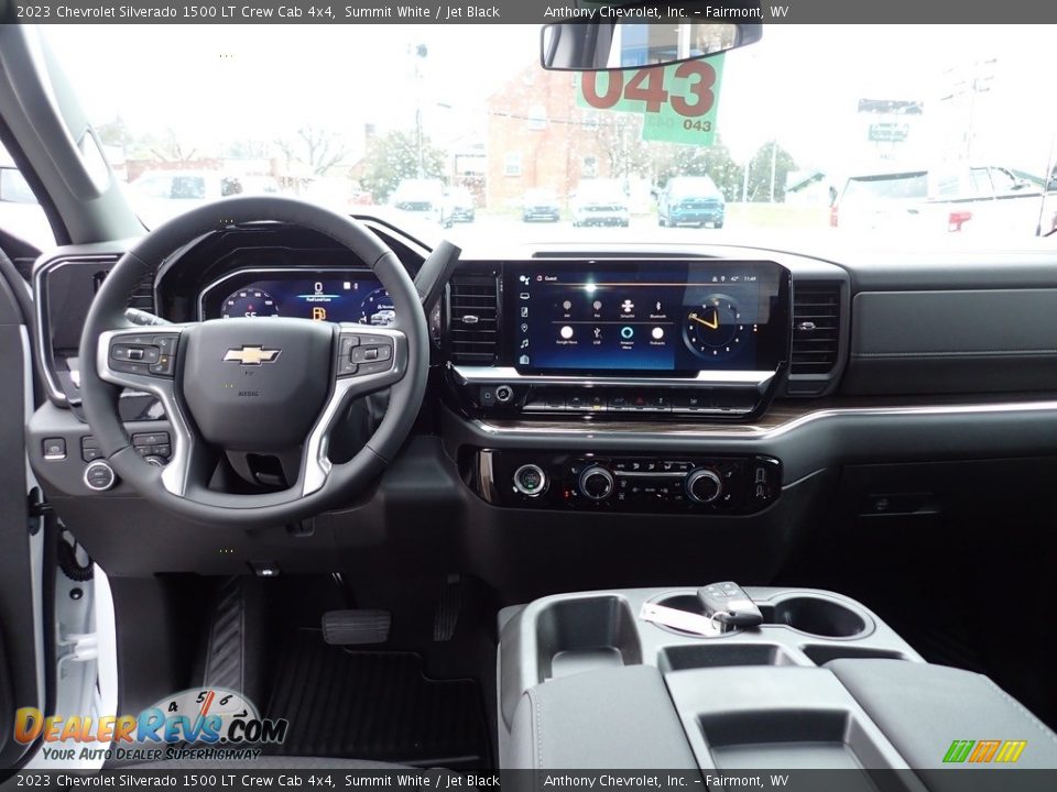 2023 Chevrolet Silverado 1500 LT Crew Cab 4x4 Summit White / Jet Black Photo #13