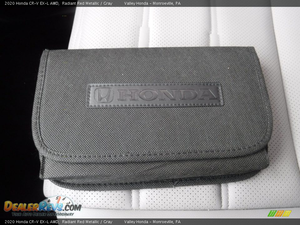 2020 Honda CR-V EX-L AWD Radiant Red Metallic / Gray Photo #35