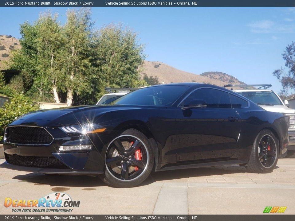 2019 Ford Mustang Bullitt Shadow Black / Ebony Photo #2