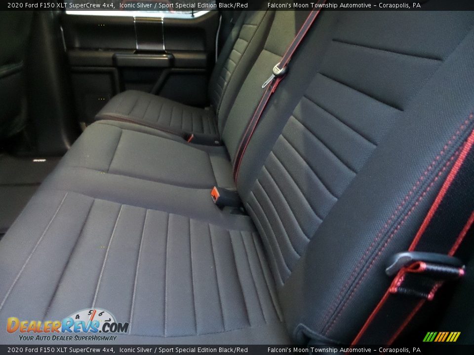 2020 Ford F150 XLT SuperCrew 4x4 Iconic Silver / Sport Special Edition Black/Red Photo #18