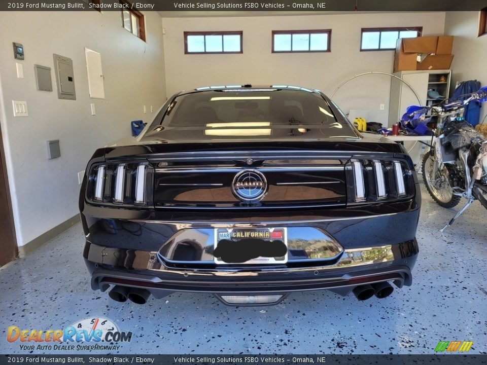 2019 Ford Mustang Bullitt Shadow Black / Ebony Photo #8