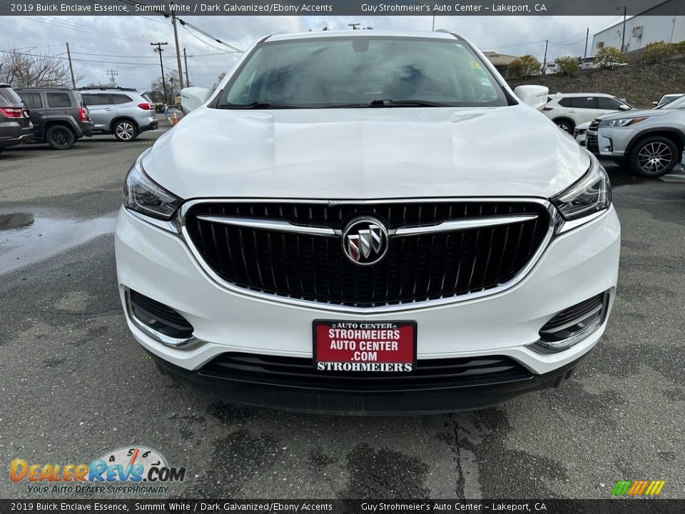 2019 Buick Enclave Essence Summit White / Dark Galvanized/Ebony Accents Photo #2