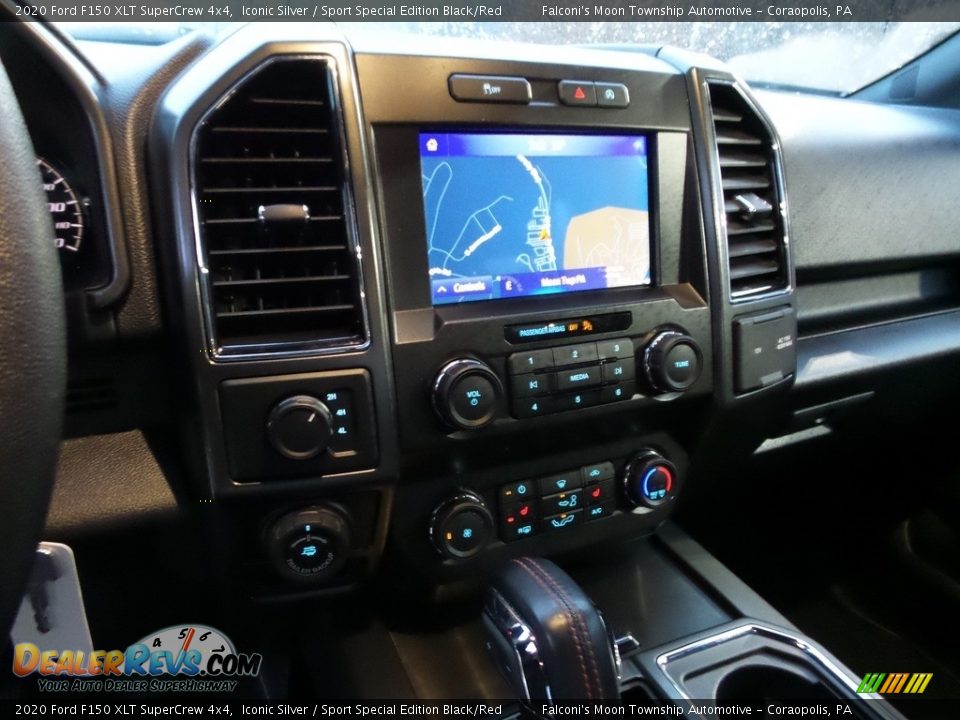 2020 Ford F150 XLT SuperCrew 4x4 Iconic Silver / Sport Special Edition Black/Red Photo #26