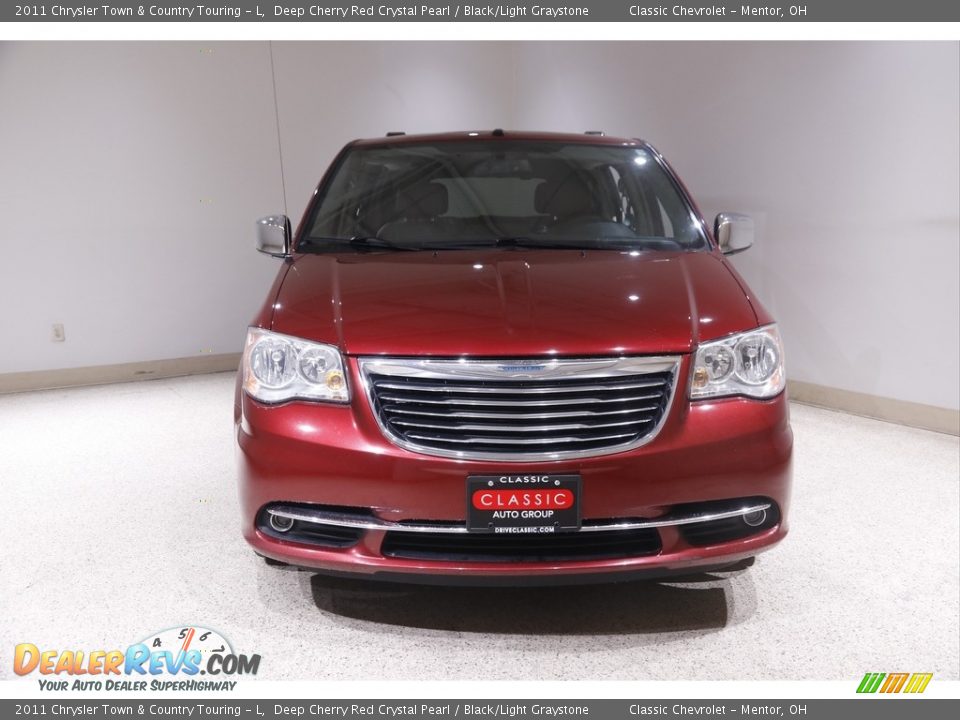 2011 Chrysler Town & Country Touring - L Deep Cherry Red Crystal Pearl / Black/Light Graystone Photo #2