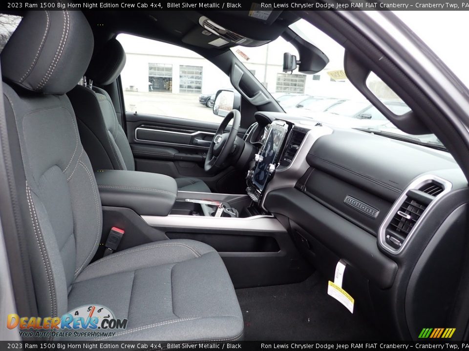 Front Seat of 2023 Ram 1500 Big Horn Night Edition Crew Cab 4x4 Photo #10