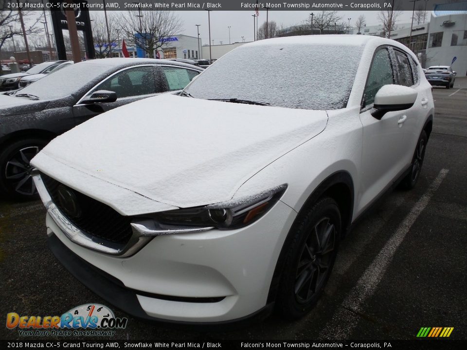 2018 Mazda CX-5 Grand Touring AWD Snowflake White Pearl Mica / Black Photo #1