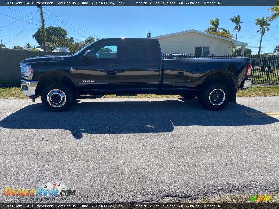 2021 Ram 3500 Tradesman Crew Cab 4x4 Black / Diesel Gray/Black Photo #1