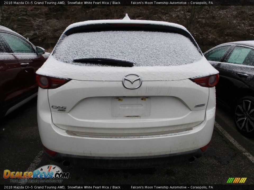 2018 Mazda CX-5 Grand Touring AWD Snowflake White Pearl Mica / Black Photo #3