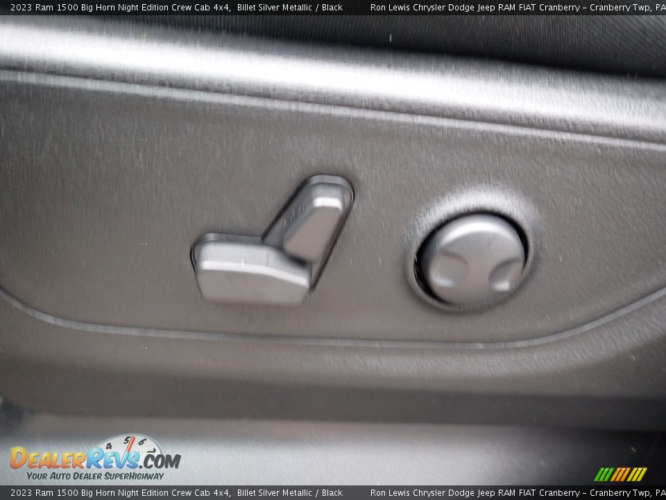 2023 Ram 1500 Big Horn Night Edition Crew Cab 4x4 Billet Silver Metallic / Black Photo #14