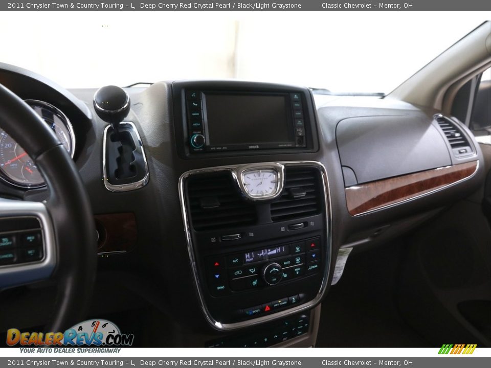 2011 Chrysler Town & Country Touring - L Deep Cherry Red Crystal Pearl / Black/Light Graystone Photo #9