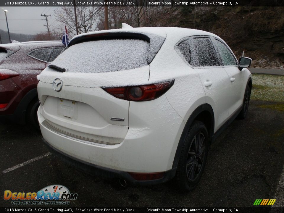 2018 Mazda CX-5 Grand Touring AWD Snowflake White Pearl Mica / Black Photo #4