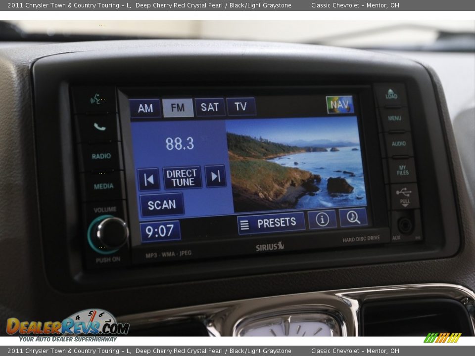 2011 Chrysler Town & Country Touring - L Deep Cherry Red Crystal Pearl / Black/Light Graystone Photo #11