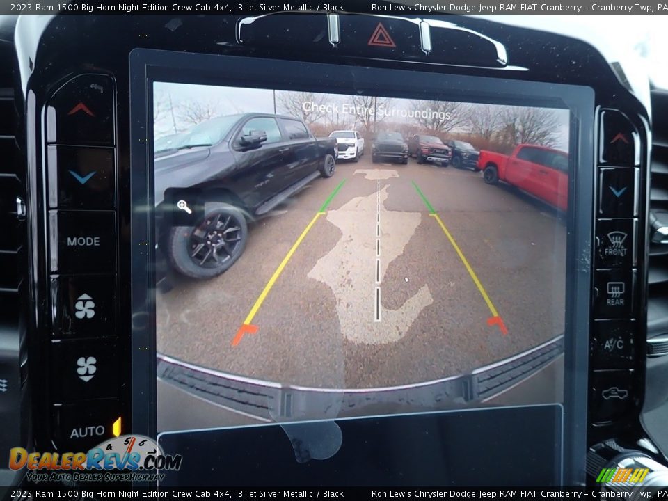 2023 Ram 1500 Big Horn Night Edition Crew Cab 4x4 Billet Silver Metallic / Black Photo #17