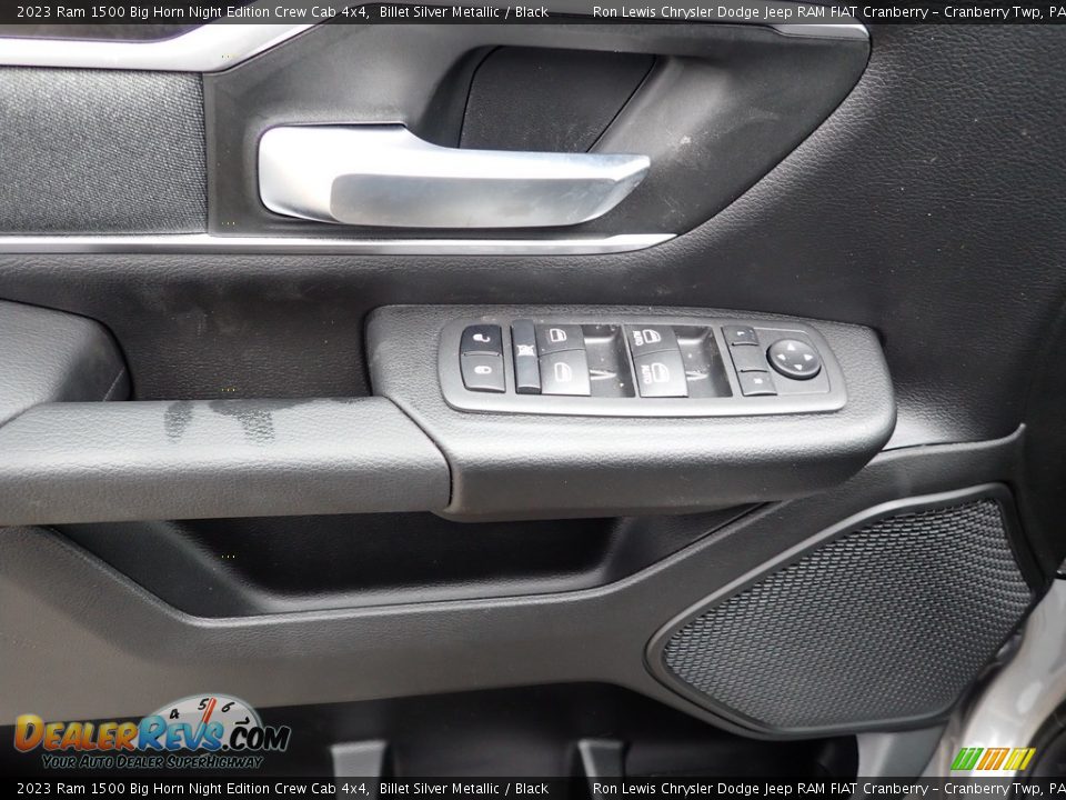 2023 Ram 1500 Big Horn Night Edition Crew Cab 4x4 Billet Silver Metallic / Black Photo #19