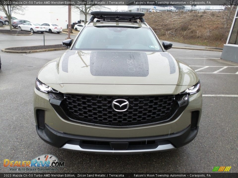 2023 Mazda CX-50 Turbo AWD Meridian Edition Zircon Sand Metallic / Terracotta Photo #8