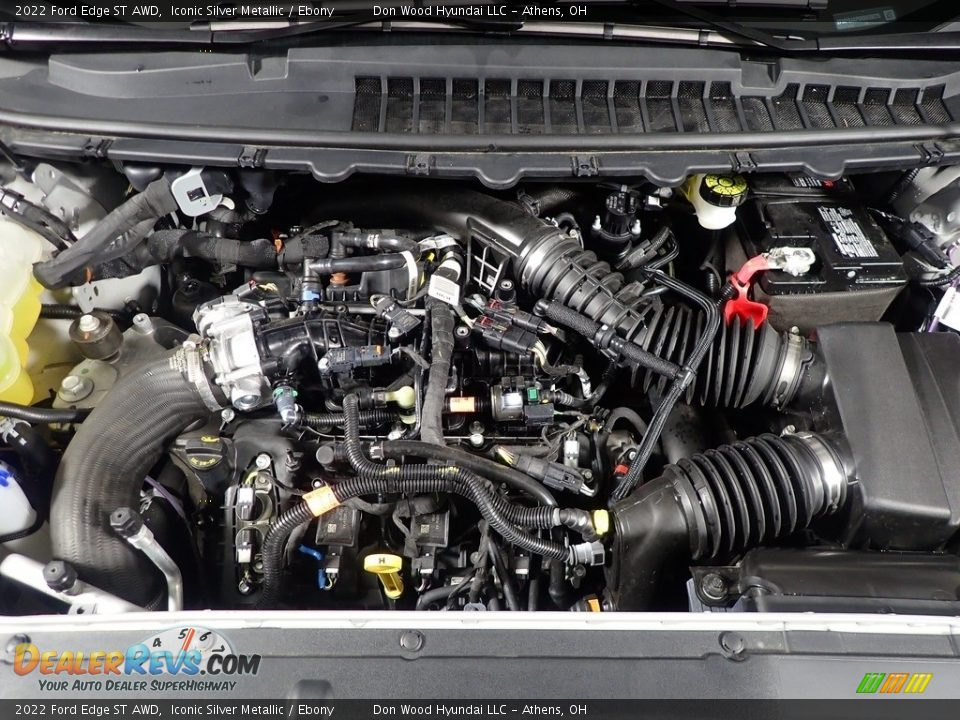 2022 Ford Edge ST AWD Iconic Silver Metallic / Ebony Photo #6