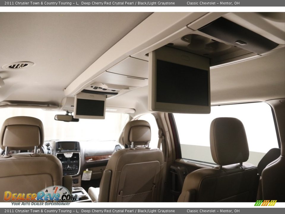 2011 Chrysler Town & Country Touring - L Deep Cherry Red Crystal Pearl / Black/Light Graystone Photo #21