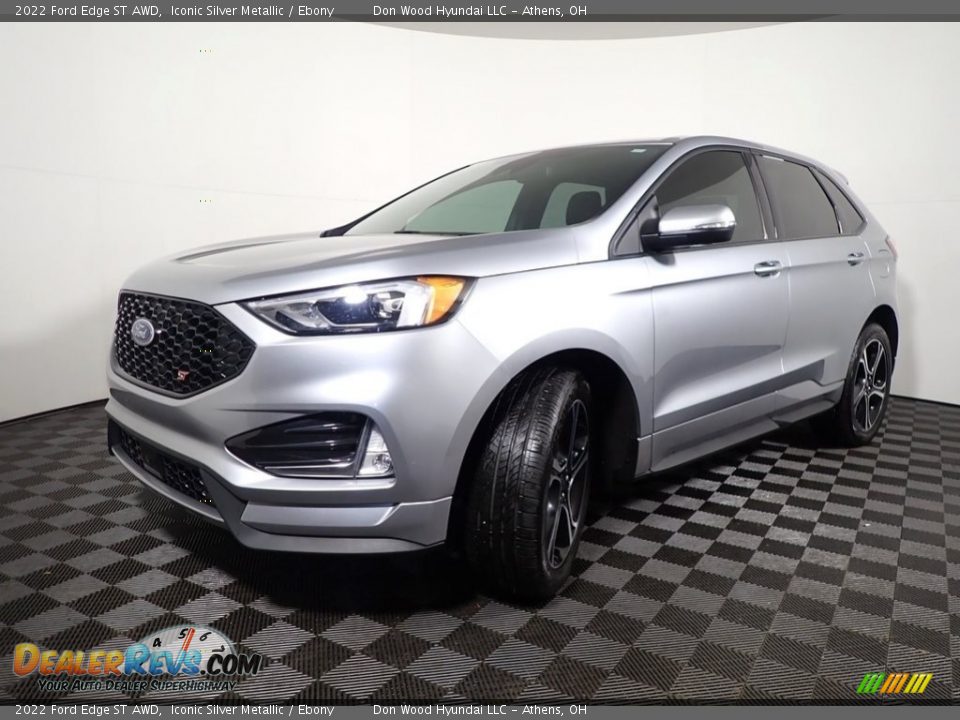 2022 Ford Edge ST AWD Iconic Silver Metallic / Ebony Photo #7