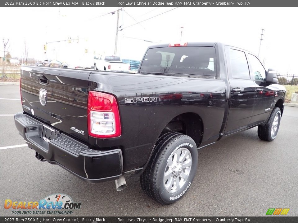 2023 Ram 2500 Big Horn Crew Cab 4x4 Black / Black Photo #5