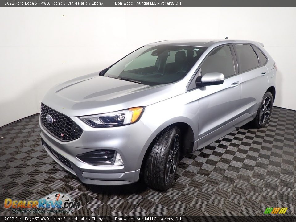 2022 Ford Edge ST AWD Iconic Silver Metallic / Ebony Photo #8