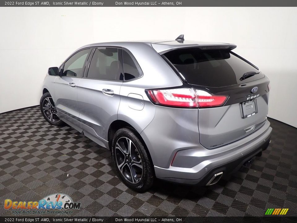 2022 Ford Edge ST AWD Iconic Silver Metallic / Ebony Photo #10