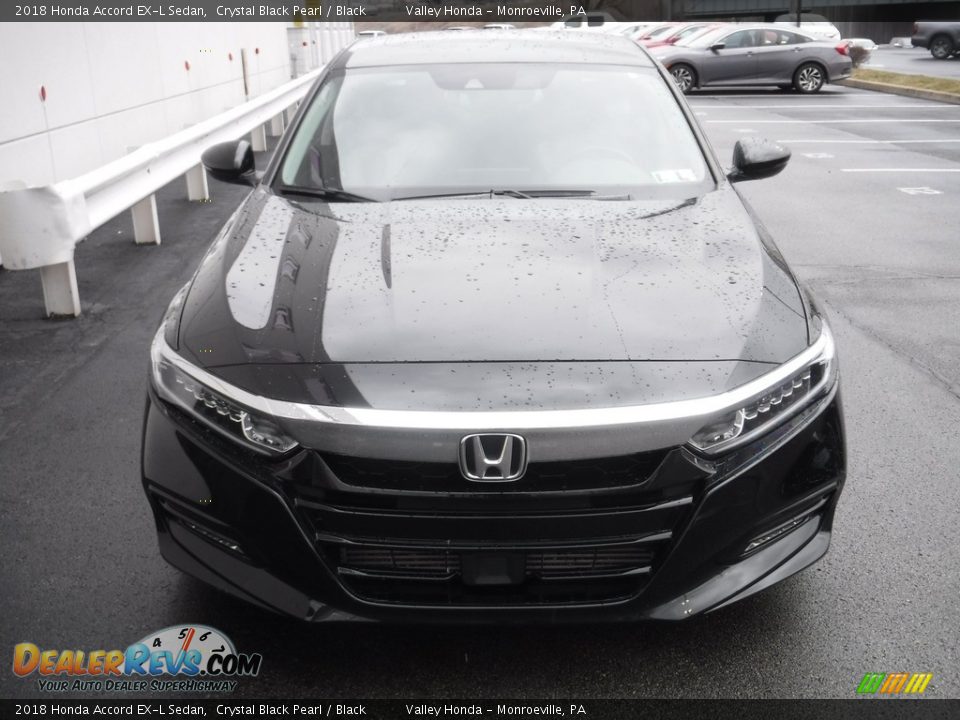 2018 Honda Accord EX-L Sedan Crystal Black Pearl / Black Photo #5
