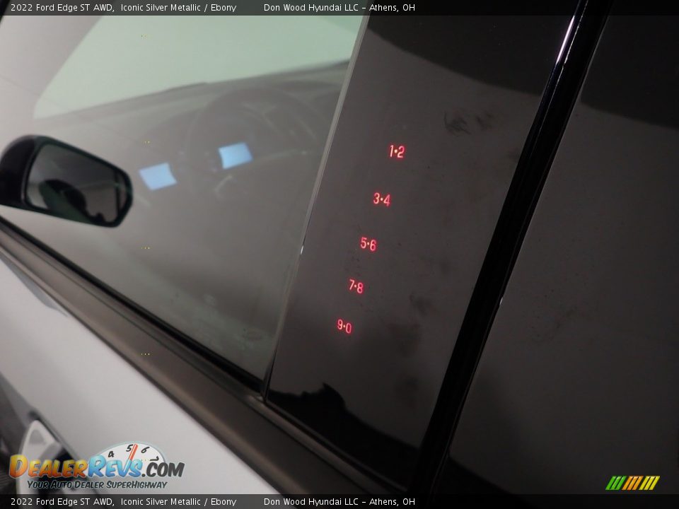 2022 Ford Edge ST AWD Iconic Silver Metallic / Ebony Photo #17