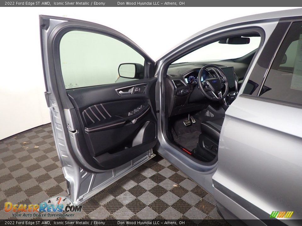 2022 Ford Edge ST AWD Iconic Silver Metallic / Ebony Photo #18