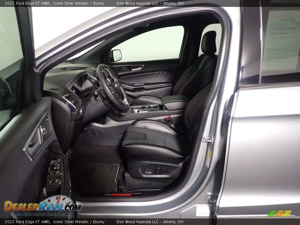 2022 Ford Edge ST AWD Iconic Silver Metallic / Ebony Photo #20