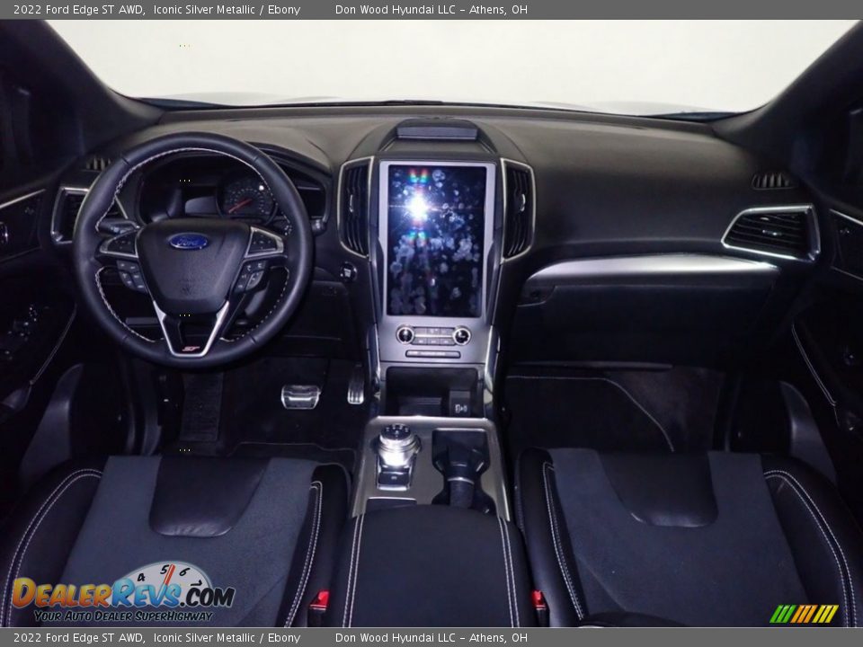 2022 Ford Edge ST AWD Iconic Silver Metallic / Ebony Photo #22