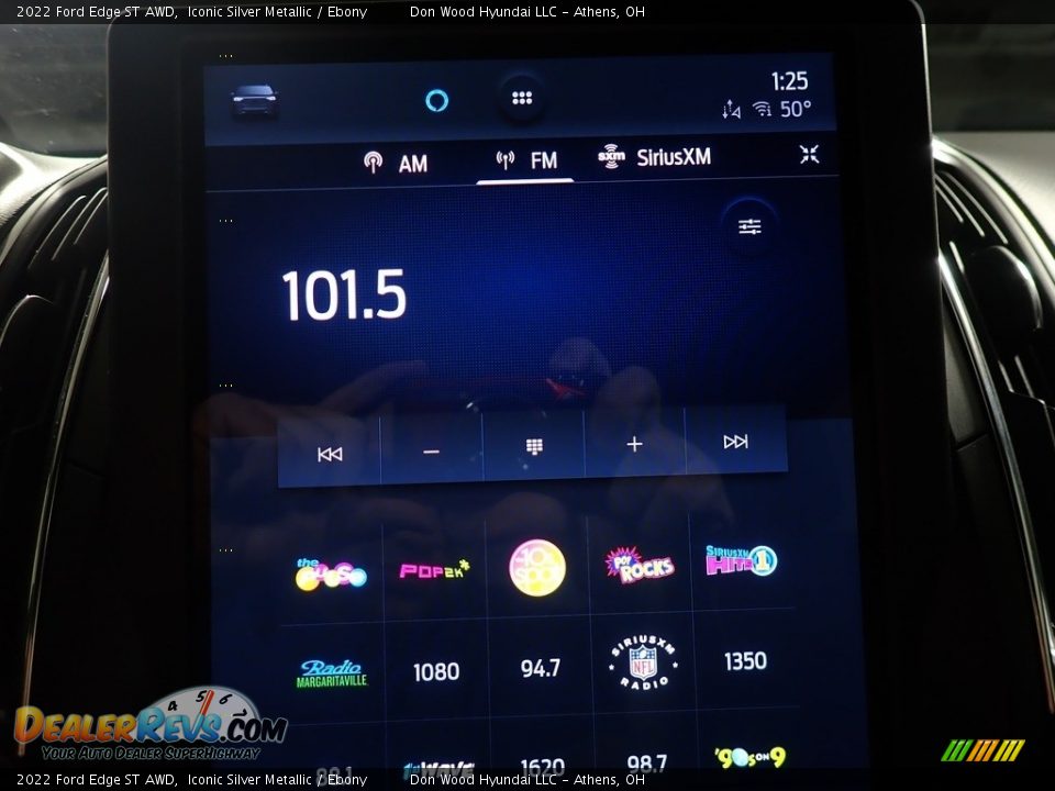 2022 Ford Edge ST AWD Iconic Silver Metallic / Ebony Photo #24