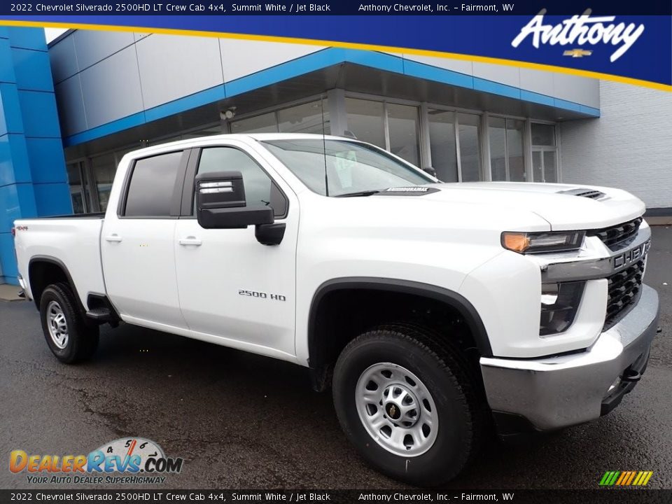 2022 Chevrolet Silverado 2500HD LT Crew Cab 4x4 Summit White / Jet Black Photo #1