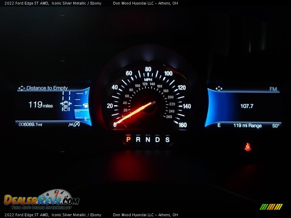 2022 Ford Edge ST AWD Iconic Silver Metallic / Ebony Photo #26