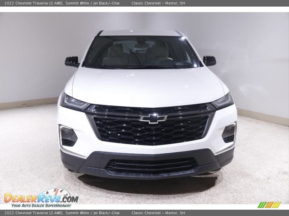 2022 Chevrolet Traverse LS AWD Summit White / Jet Black/­Chai Photo #2