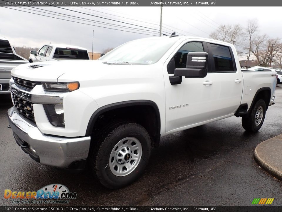 2022 Chevrolet Silverado 2500HD LT Crew Cab 4x4 Summit White / Jet Black Photo #8