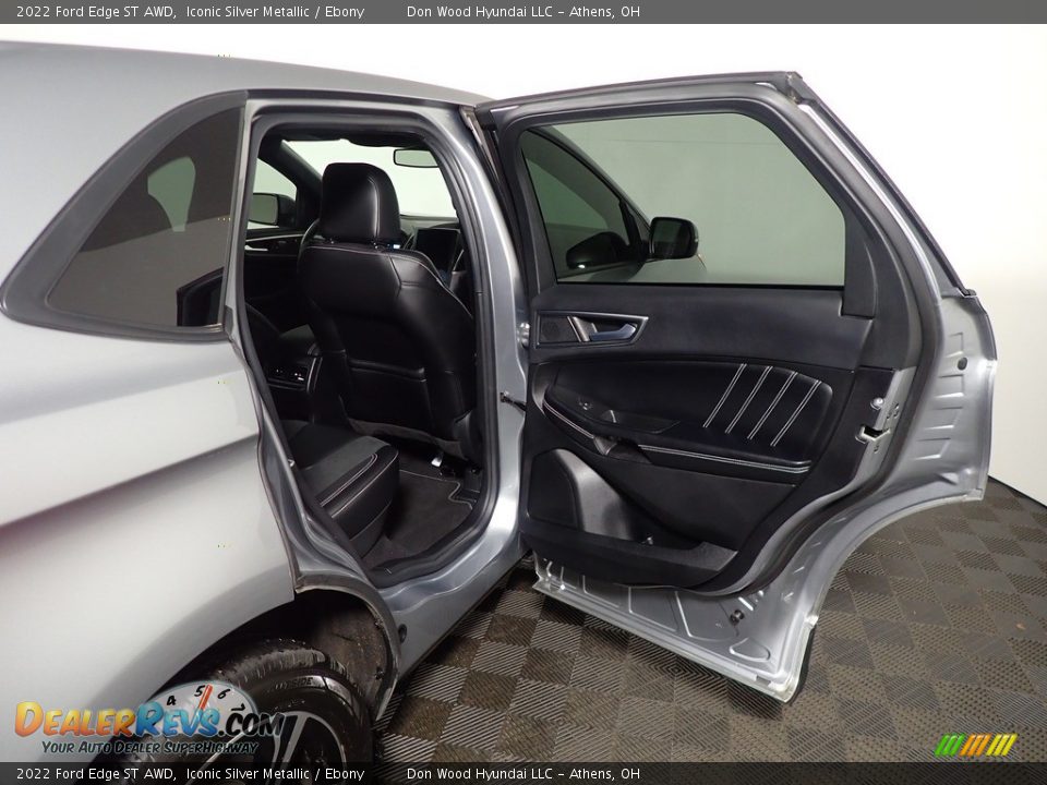 2022 Ford Edge ST AWD Iconic Silver Metallic / Ebony Photo #34