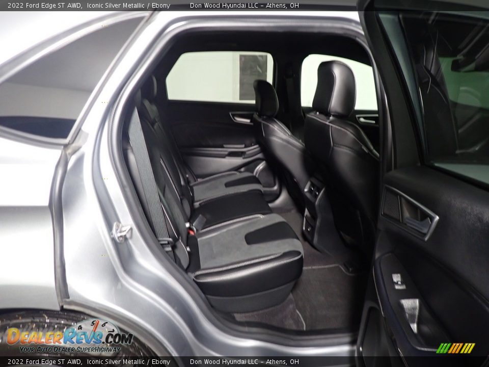 2022 Ford Edge ST AWD Iconic Silver Metallic / Ebony Photo #35