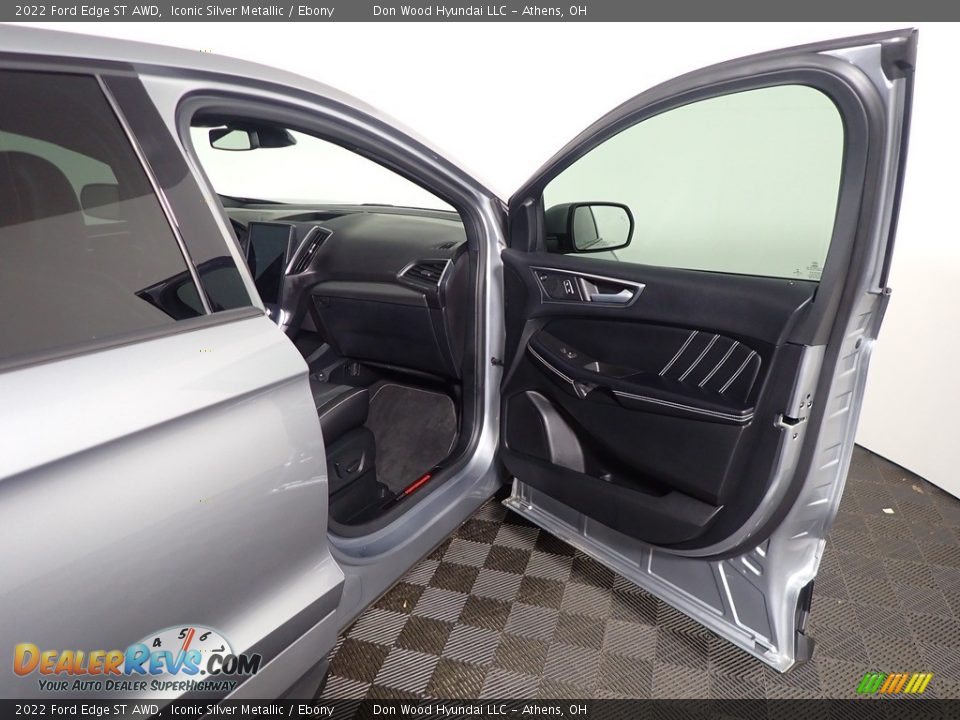 2022 Ford Edge ST AWD Iconic Silver Metallic / Ebony Photo #36