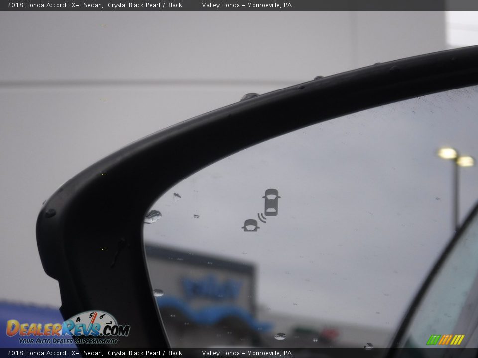 2018 Honda Accord EX-L Sedan Crystal Black Pearl / Black Photo #28