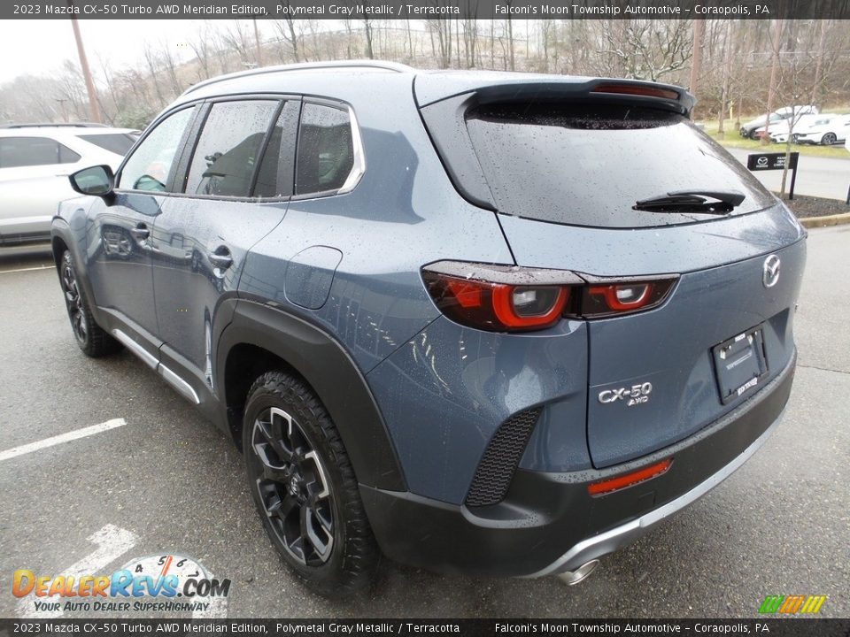 2023 Mazda CX-50 Turbo AWD Meridian Edition Polymetal Gray Metallic / Terracotta Photo #4