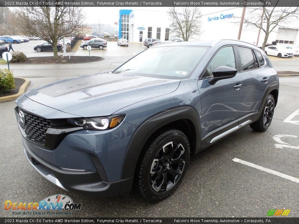 2023 Mazda CX-50 Turbo AWD Meridian Edition Polymetal Gray Metallic / Terracotta Photo #6