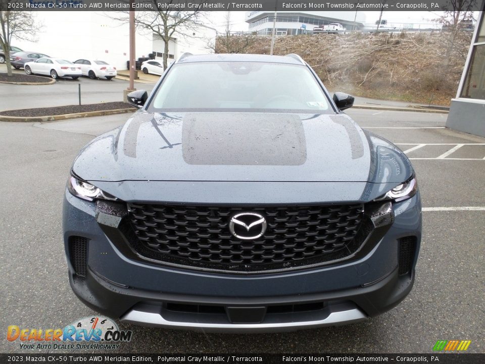 2023 Mazda CX-50 Turbo AWD Meridian Edition Polymetal Gray Metallic / Terracotta Photo #7