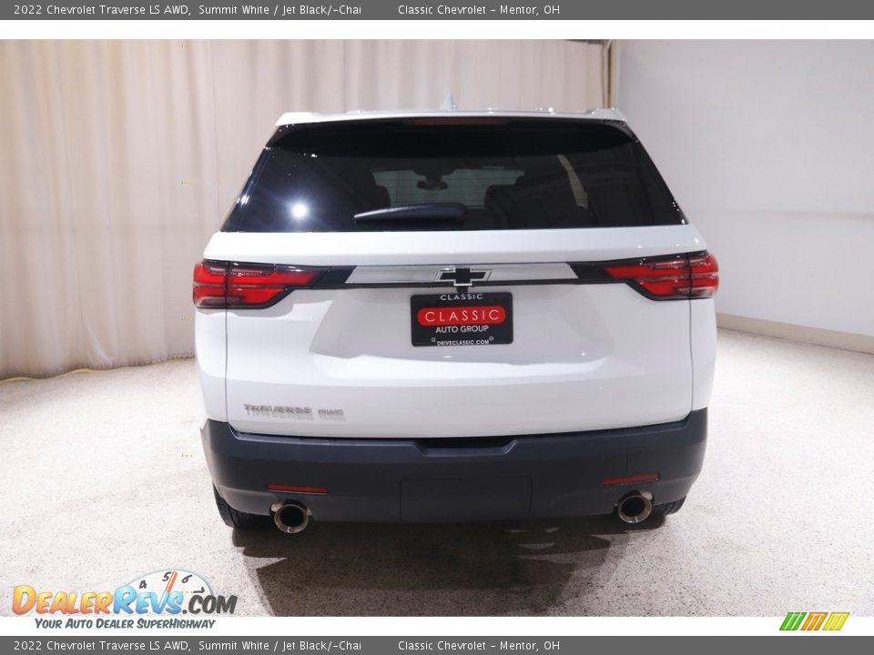 2022 Chevrolet Traverse LS AWD Summit White / Jet Black/­Chai Photo #20