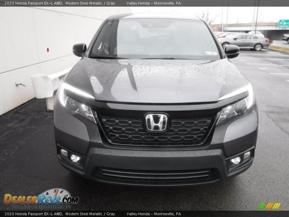 2020 Honda Passport EX-L AWD Modern Steel Metallic / Gray Photo #5